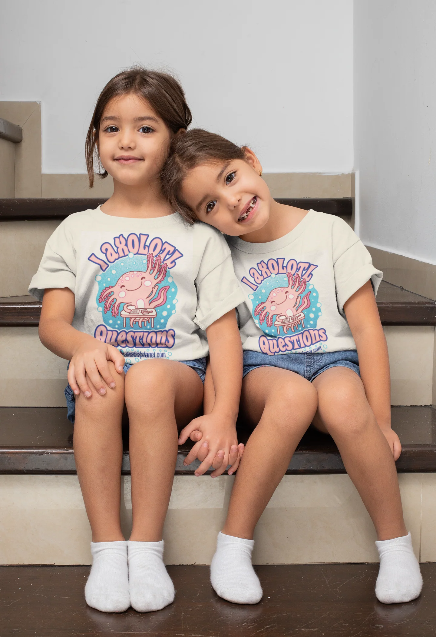 I Axolotl Questions T-Shirt - Image 3
