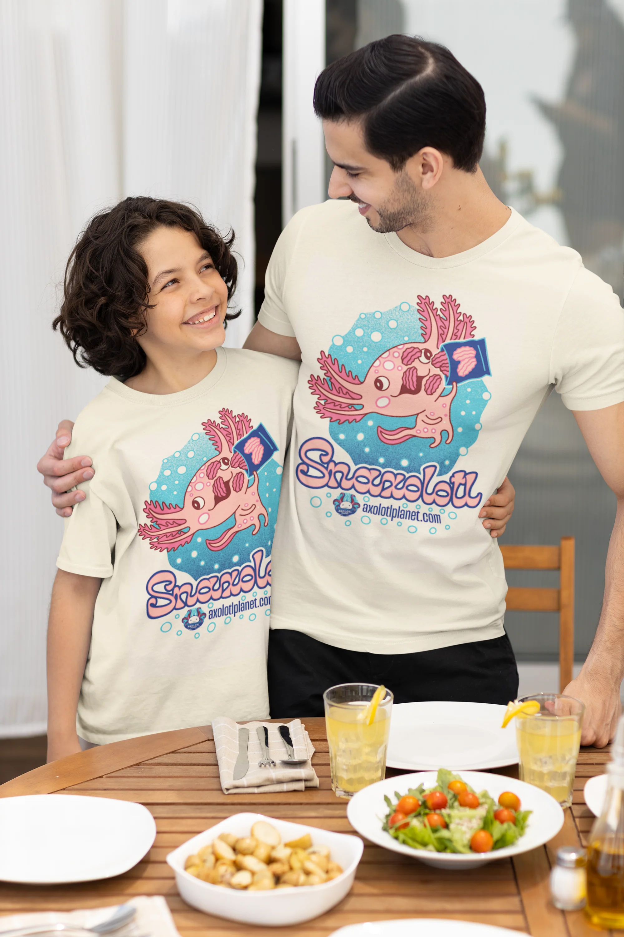 Snaxolotl T-Shirt - Image 3